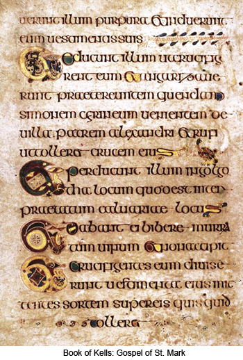 Gospel of St Mark – Book of Kells