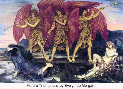 Aurora Triumphans by Evelyn de Morgan