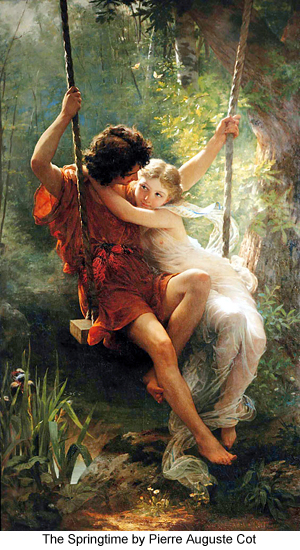 The Springtime by Pierre Auguste Cot