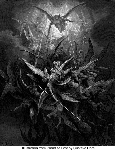Illustration from Paradise Lost by Gustave Dore